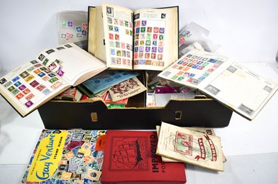 Lot 139 - A selection of stamp albums, part complete, to...