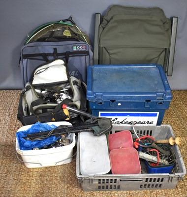 Lot 486 - A large group of fishing tackle to include...