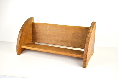 Lot 358 - A Robert "Mouseman" Thompson oak book trough,...