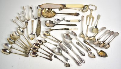 Lot 94 - Four Georgian silver teaspoons, hallmarked for...