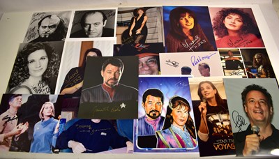 Lot 38 - Autographs: A collection of Star Trek related...