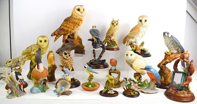 Lot 244 - A selection of model animal figurines, to...