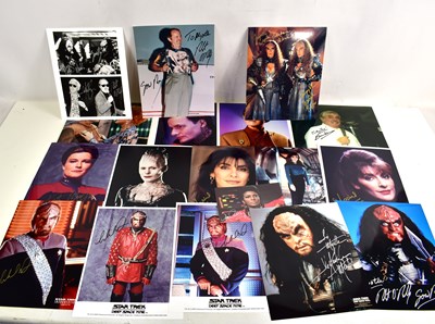 Lot 40 - Autographs: A collection of Star Trek related...