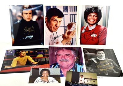 Lot 43 - Autographs: A collection of Star Trek related...