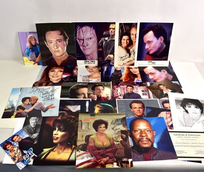 Lot 46 - Autographs: A collection of Star Trek related...