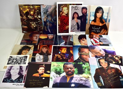 Lot 45 - Autographs: A collection of Star Trek related...