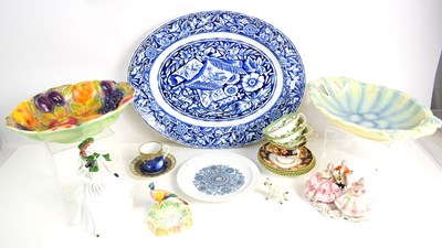 Lot 224 - A group of ceramics to include A Coalport...