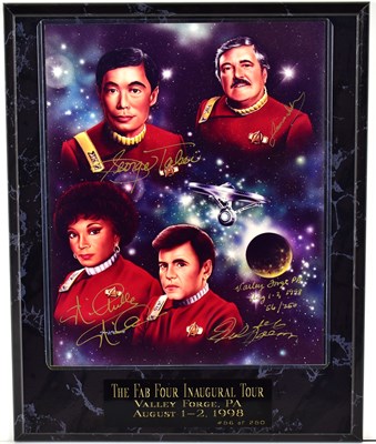 Lot 53 - Star Trek, The Fab Four Inaugural Tour limited...