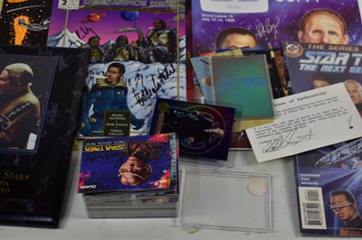 Lot 48 - A group of Star Trek memorabilia and...