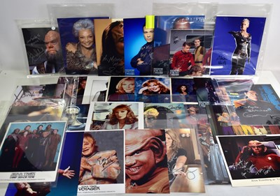 Lot 31 - Autographs: A collection of Star Trek related...