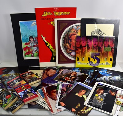 Lot 49 - A collection of Sci-fi memorabilia to include...