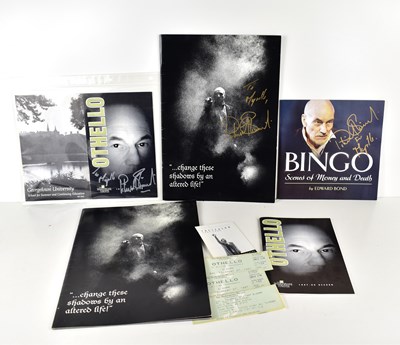 Lot 35 - Three theatre programmes signed by Patrick...