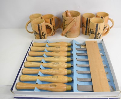 Lot 343 - A set of Marples woodturning tools, eight in...