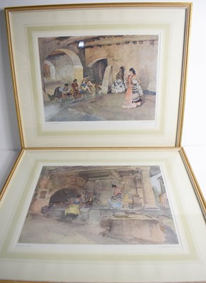 Lot 289 - A pair of Sir William Russell Flint prints:...