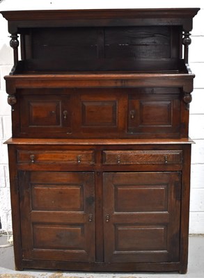 Lot 413 - A 17th century Welsh oak Tridarn, the canopied...