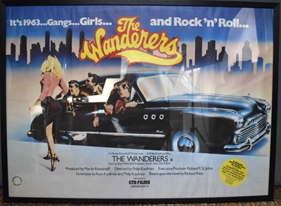 Lot 81 - The Wanderers UK quad film poster, 101cm by 73cm.