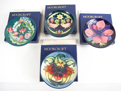 Lot 174 - Four Moorcroft pottery dishes: one in the...