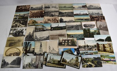 Lot 276 - A collection of Edwardian and later postcards...