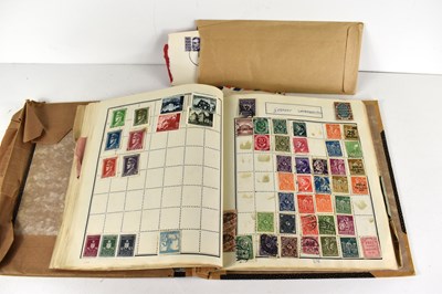 Lot 274 - A stamp album containing Edwardian and later...