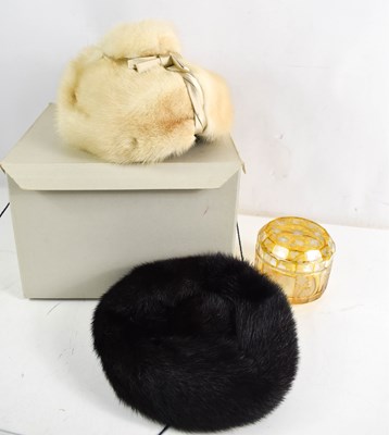 Lot 361 - Two vintage fur hats, to include a 'Kates...