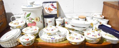 Lot 247 - A large selection of Royal Worcester Evesham...