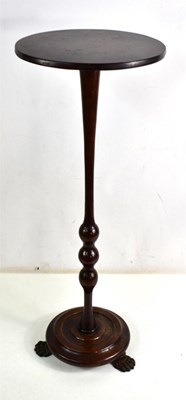 Lot 378 - A Victorian mahogany wine table with circular...