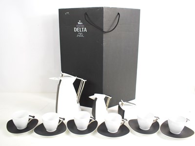 Lot 169 - A Thun Studio "Delta" coffee set, the white...