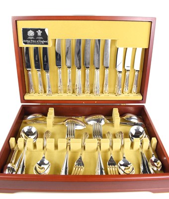 Lot 104 - An Arthur Price silver plate canteen of cutlery.