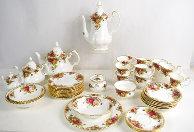 Lot 167 - A Royal Albert "Old Country Roses" part tea...