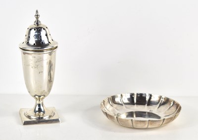 Lot 375 - A silver sugar sifter, hallmarked Sheffield...