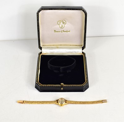 Lot 349 - An Omega 18ct gold ladies cocktail / dress...