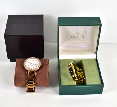 Lot 329 - A Ladies Gucci wristwatch, quartz movement,...