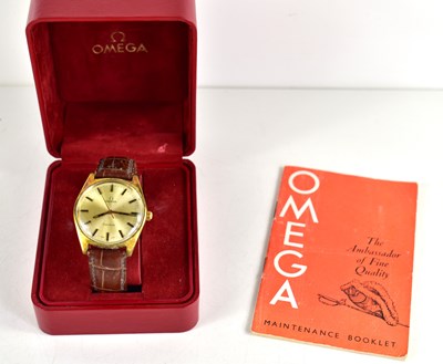 Lot 333 - An Omega "Geneve" gentlemans wristwatch, baton...