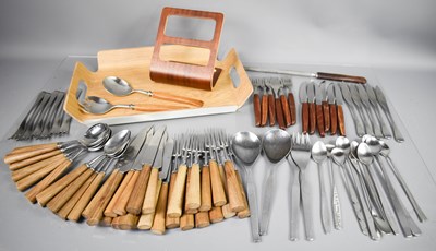Lot 139A - A group of mid-century cutlery, to include...