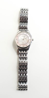 Lot 186 - A Rotary stainless steel ladies wristwatch...