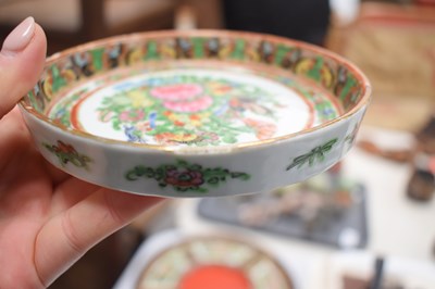 Lot 240 - A Chinese Canton porcelain hors d' oeuvres set...
