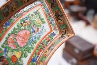 Lot 240 - A Chinese Canton porcelain hors d' oeuvres set...