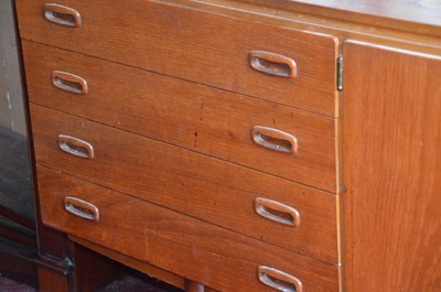 Lot 144 - A large Mid-Century teak sideboard