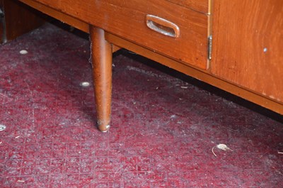 Lot 144 - A large Mid-Century teak sideboard