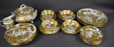 Lot 166 - A Royal Crown Derby part tea / dinner set in...