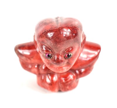 Lot 264 - A Bernard Moore red flambe glazed Diakokan...