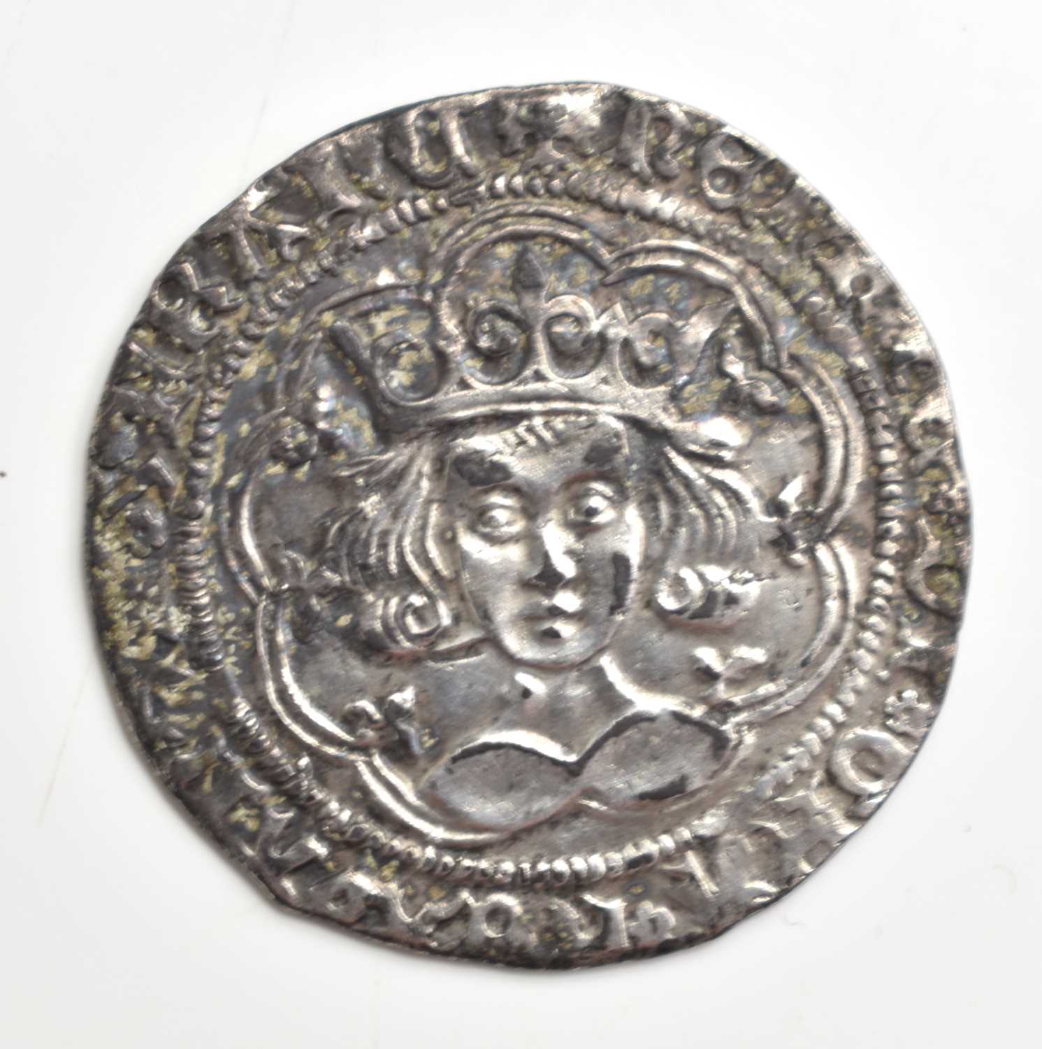 Lot 329 - A Henry VI silver groat, 1427-1430, Rosette...