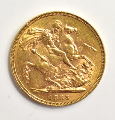Lot 1 - A Queen Victoria full gold sovereign, young...