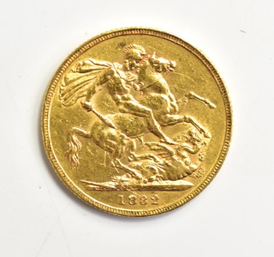 Lot 2 - A Queen Victoria full gold sovereign, young...
