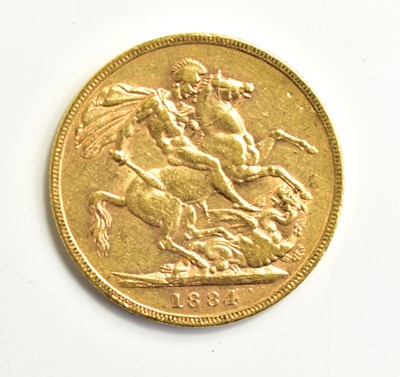 Lot 3 - A Queen Victoria full gold sovereign, young...