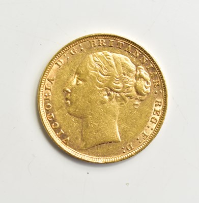 Lot 4 - A Queen Victoria full gold sovereign, young...