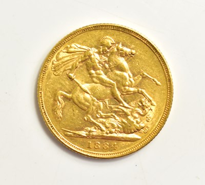 Lot 5 - A Queen Victoria full gold sovereign, young...