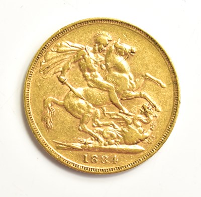 Lot 6 - A Queen Victoria full gold sovereign, young...