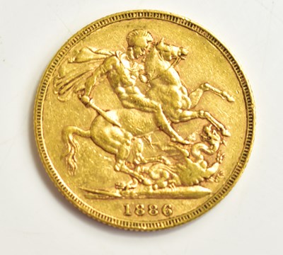 Lot 13 - A Queen Victoria full gold sovereign, young...