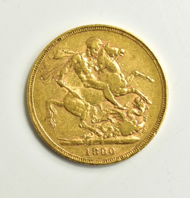 Lot 17 - A Queen Victoria full gold sovereign, young...